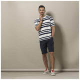 Sea Ranch Pascal T-shirt T-shirts Perle/SR Navy