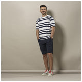 Sea Ranch Pascal T-shirt T-shirts Perle/SR Navy