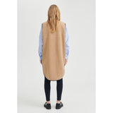 Redgreen Women Pile Vest Fleece Veste Mørke Sand