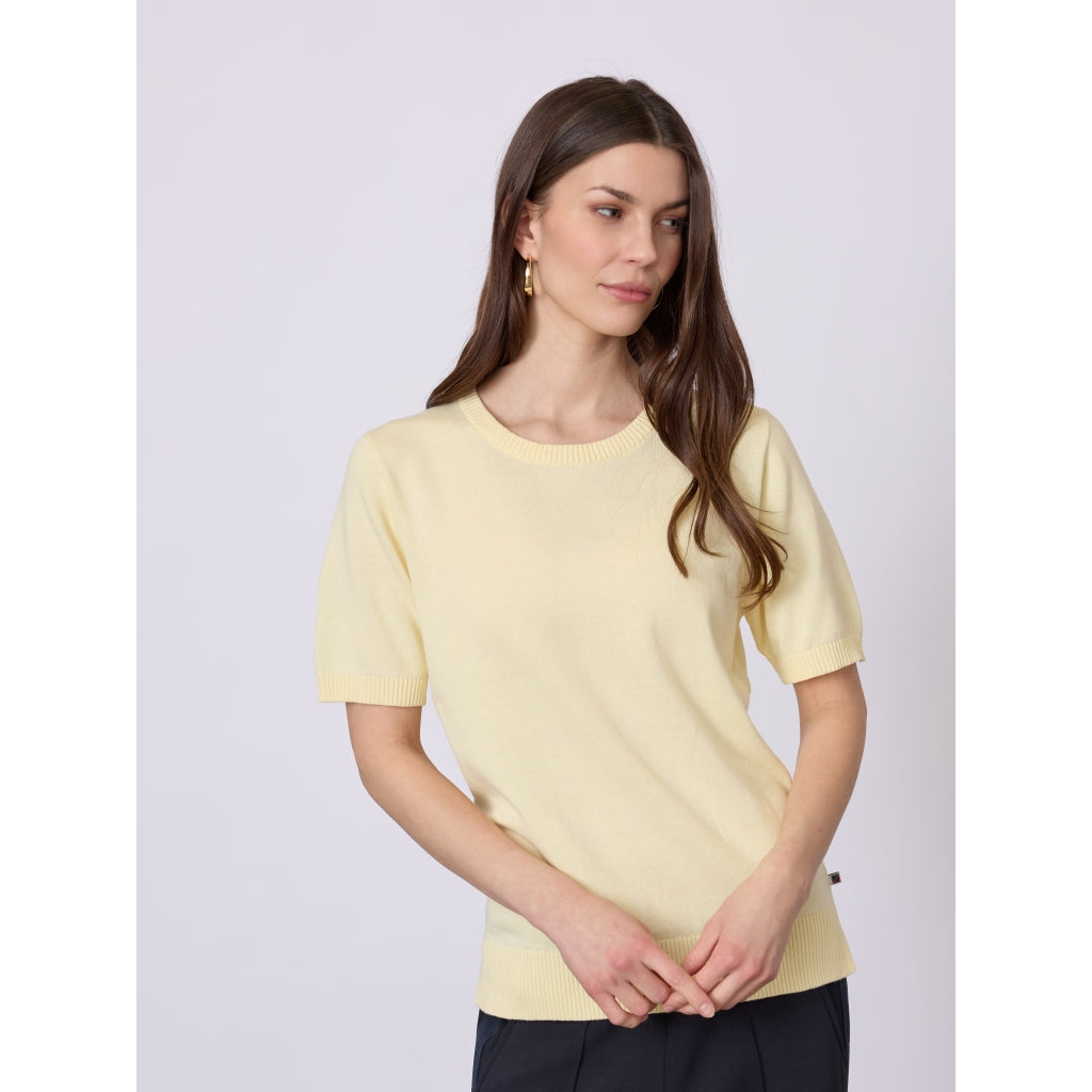 Redgreen Women RG_Aimee Solid Strik 030 Yellow Pastel