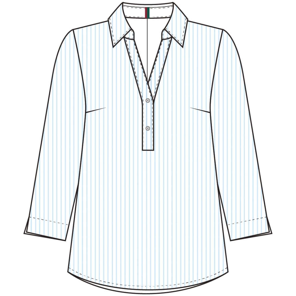 Redgreen Women RG_Annika Skjorter 163 Blue Stripe