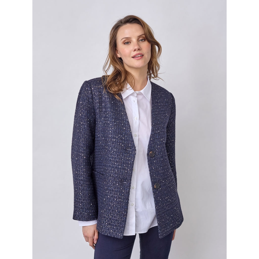 Redgreen Women RG_Bessie Jackets and Coats Navy Mønster
