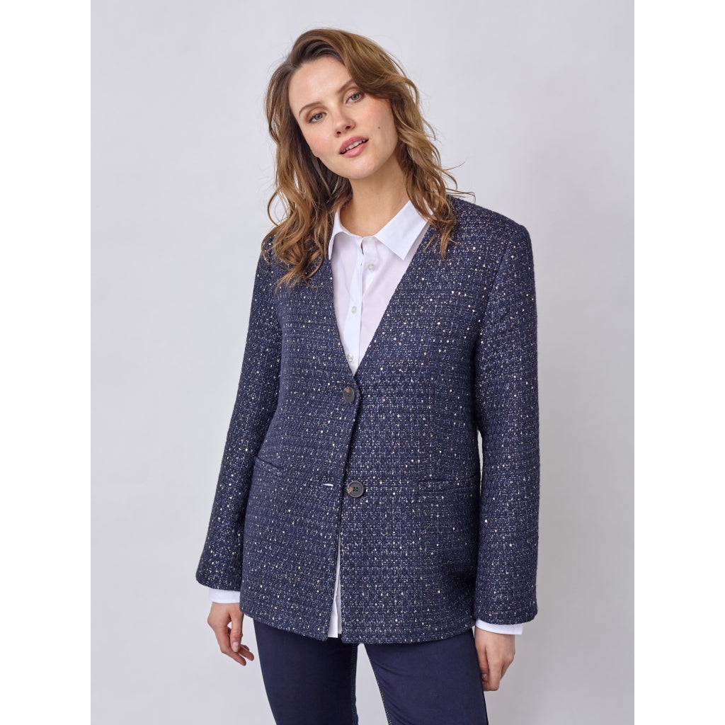 Redgreen Women RG_Bessie Jackets and Coats Navy Mønster