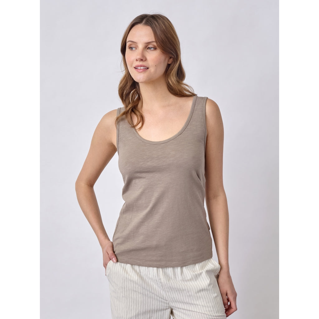 Redgreen Women RG_Citta T-shirts Mørke Sand