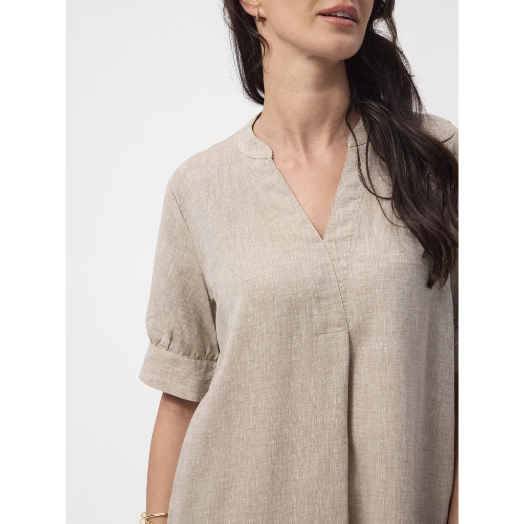 Redgreen Women RG_Devine Dresses / Shirts 422 Ligth Sand Melange