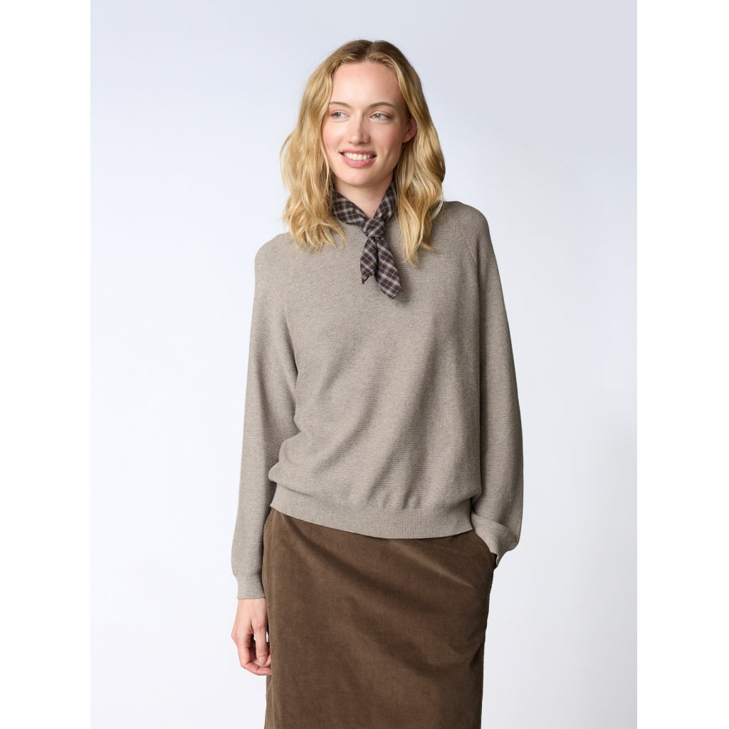 Redgreen Women RG_Kisser Strik 425 Dark Sand Melange