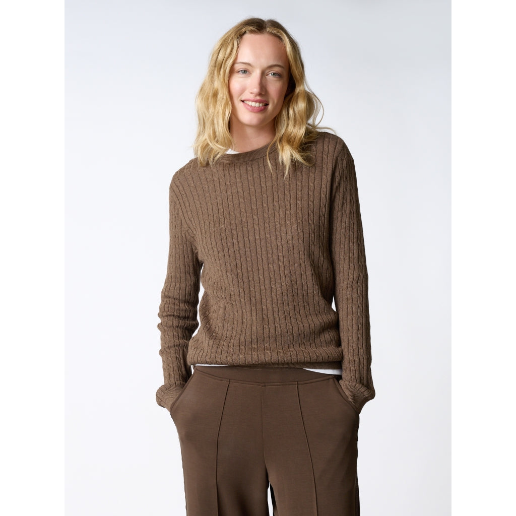 Redgreen Women RG_Klara Strik 429 Dark Brown Melange