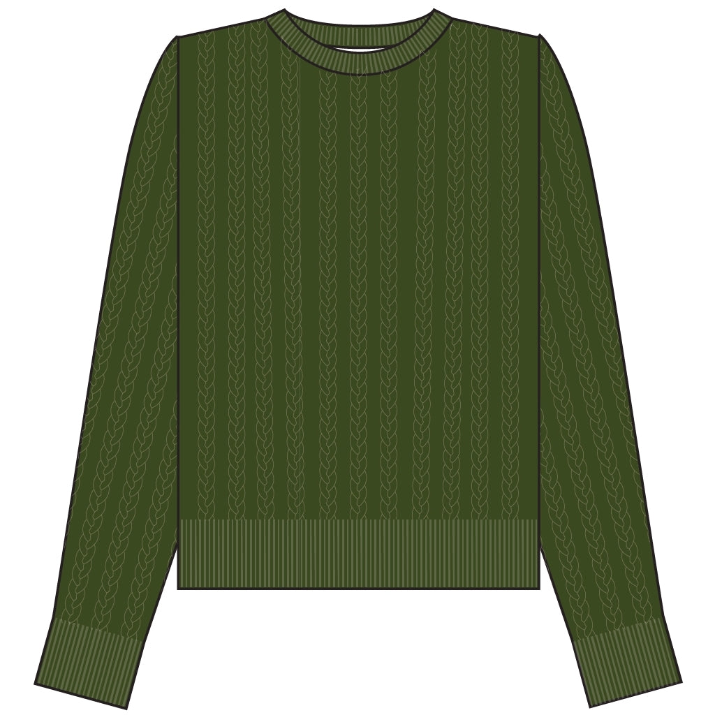Redgreen Women RG_Klara Strik Olive Grøn Melange