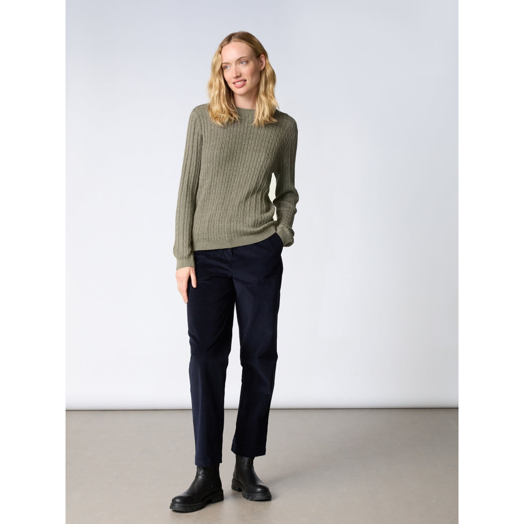 Redgreen Women RG_Klara Strik Olive Grøn Melange