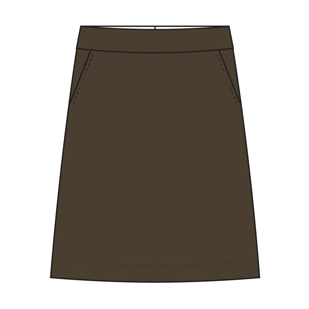 Redgreen Women RG_Nobi Nederdele 029 Dark Brown