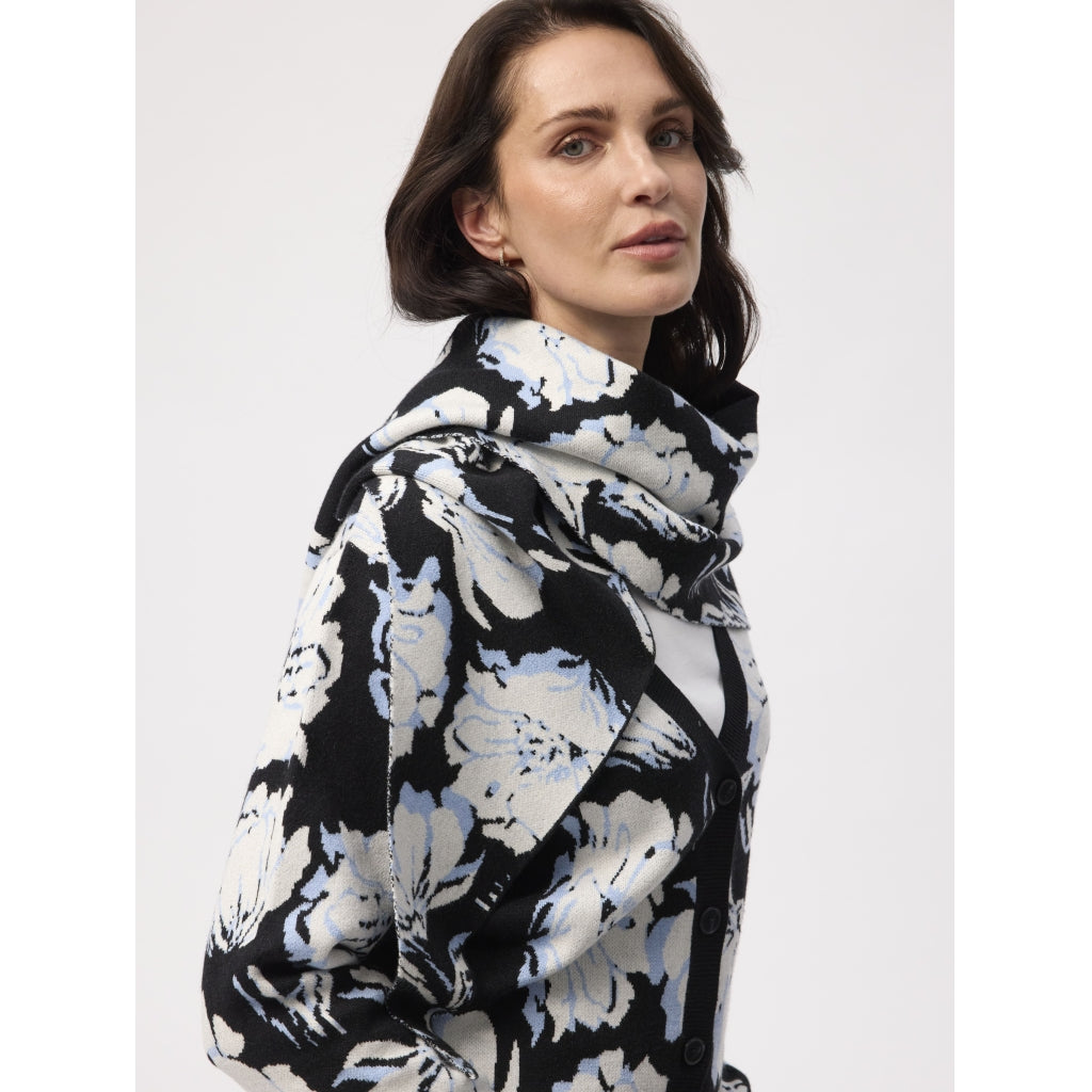 Redgreen Women RG_Raven Halstørklæde 399 Black Pattern