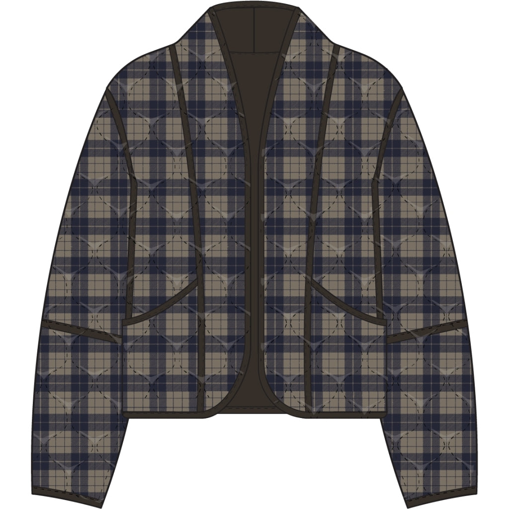 Redgreen Women RG_Sigga Jackets and Coats 268 Navy Check