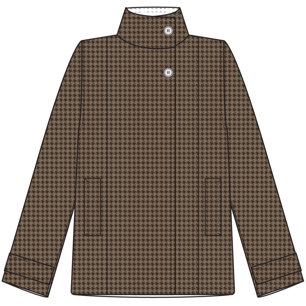 Redgreen Women RG_Sitta Checked Jackets and Coats 229 Dark Brown Check