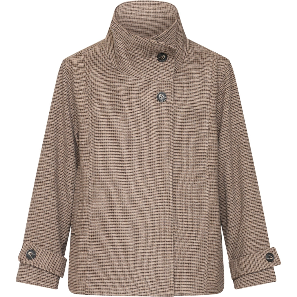 Redgreen Women RG_Sitta Checked Jackets and Coats 229 Dark Brown Check