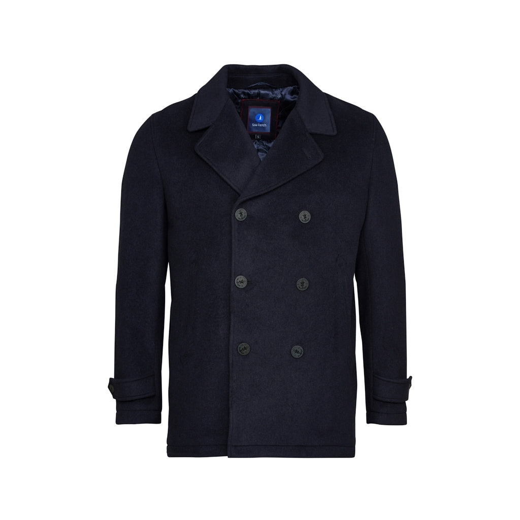 Sea Ranch Robin Uld Mix Jakke Jackets and Coats Mørk Navy
