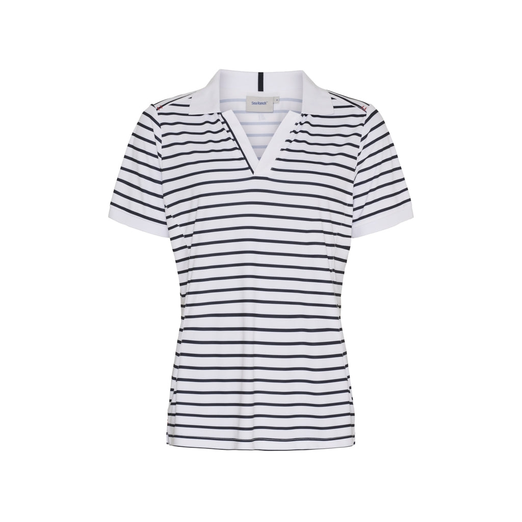 Sea Ranch SR_Annesofie Poloer Hvid/Mørk Navy