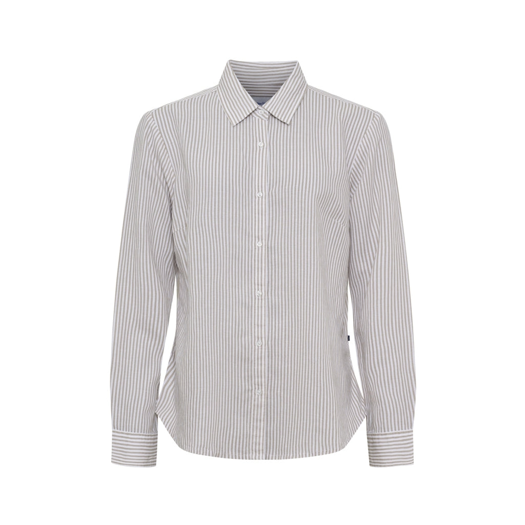 Sea Ranch SR_Eva Skjorter 1085 White/Oxford Tan