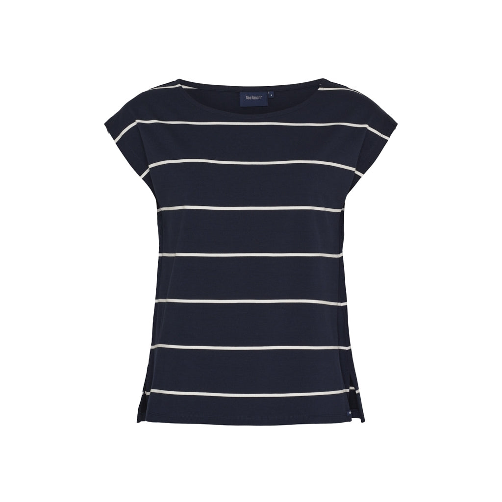 Sea Ranch SR_Nikita T-shirts Mørk Navy/Pearl