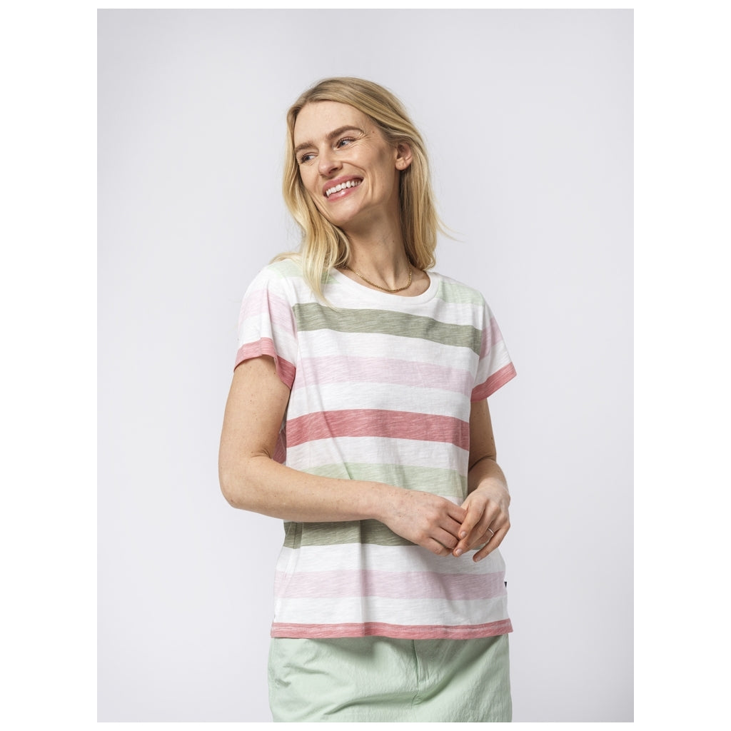 Sea Ranch SR_Trille T-shirts 8006 Multistripe Pink