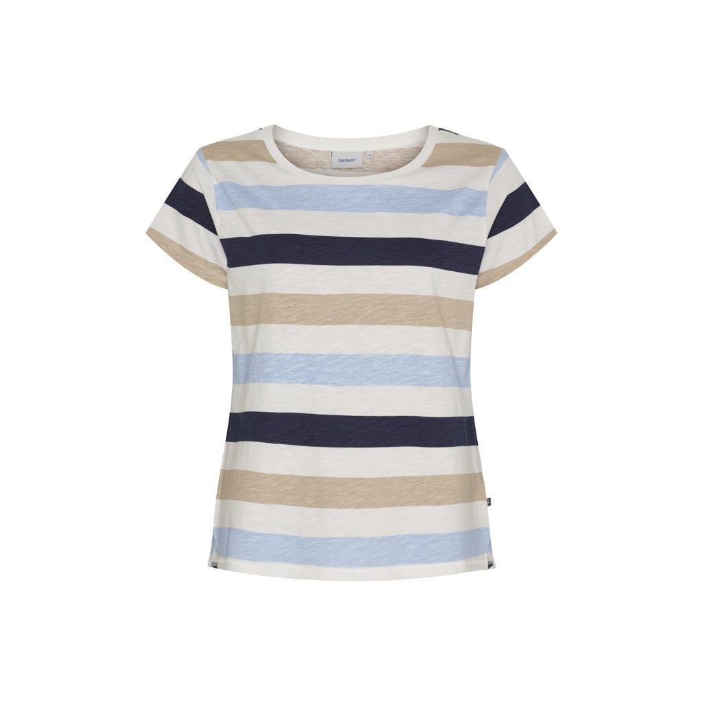 Sea Ranch SR_Trille T-shirts 8015 Blue Bell Multi Stripe
