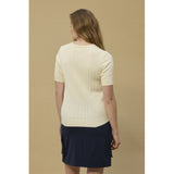 Redgreen Women Serena Cable Knit Strik Råhvid