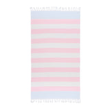 Sea Ranch Stribet Strandhåndklæde Håndklæder 1127 White / Marshmallow