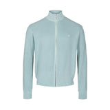 Sea Ranch Ansgar Langærmet Strik Cardigan med Lynlås Strik Grøn