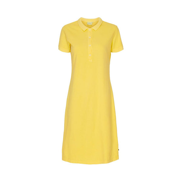Sea Ranch Bettina Kortærmet Polo Kjole Dresses / Shirts Citron