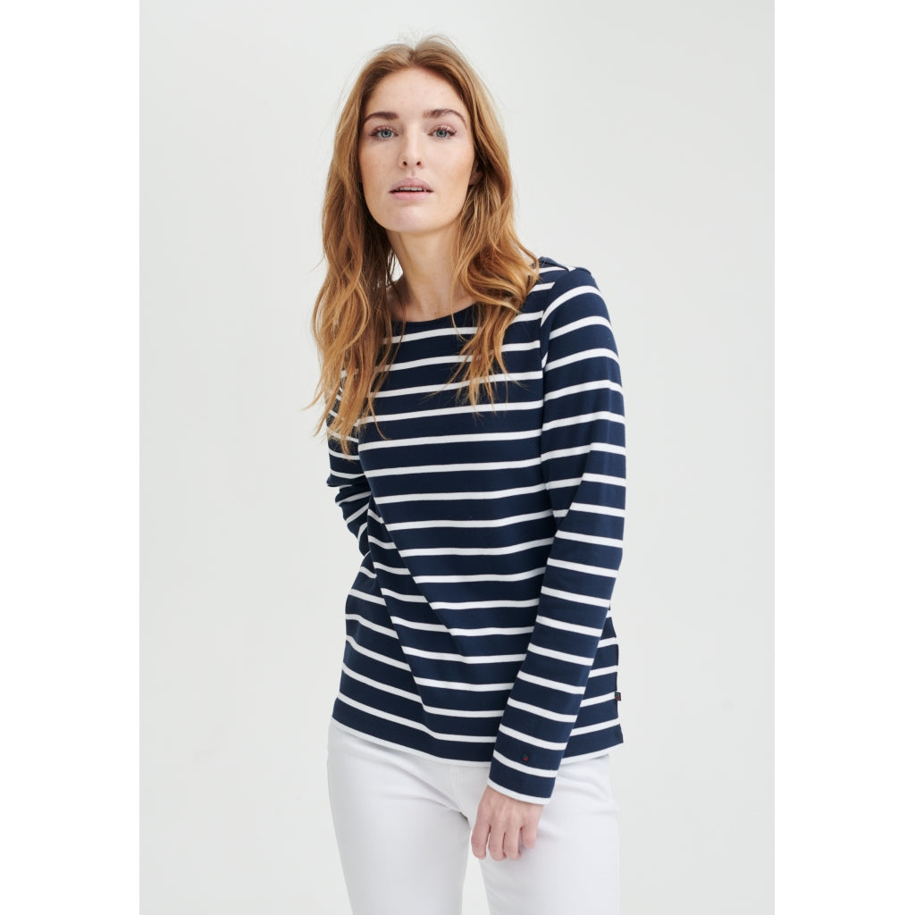 Redgreen Women Catalina langærmet t-shirt Langærmet Tee 168 Navy Stripe