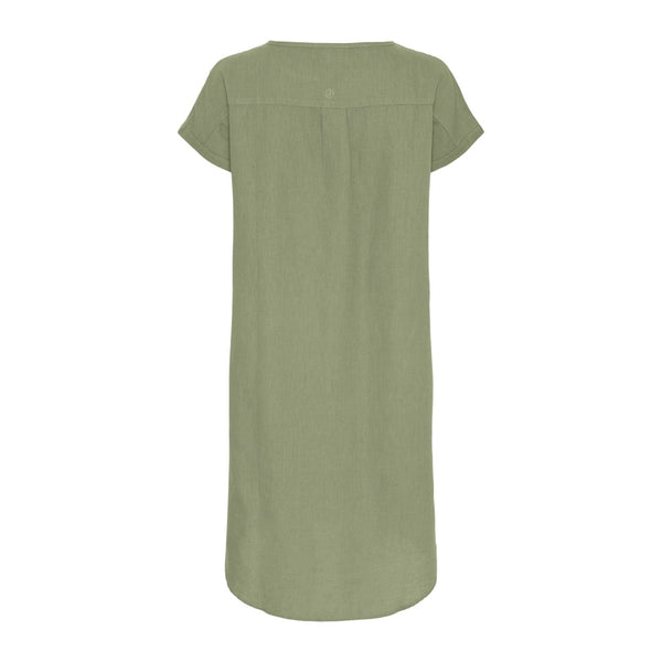 Sea Ranch Columbine Kortærmet Kjole Dresses / Shirts 5025 Hedge Green