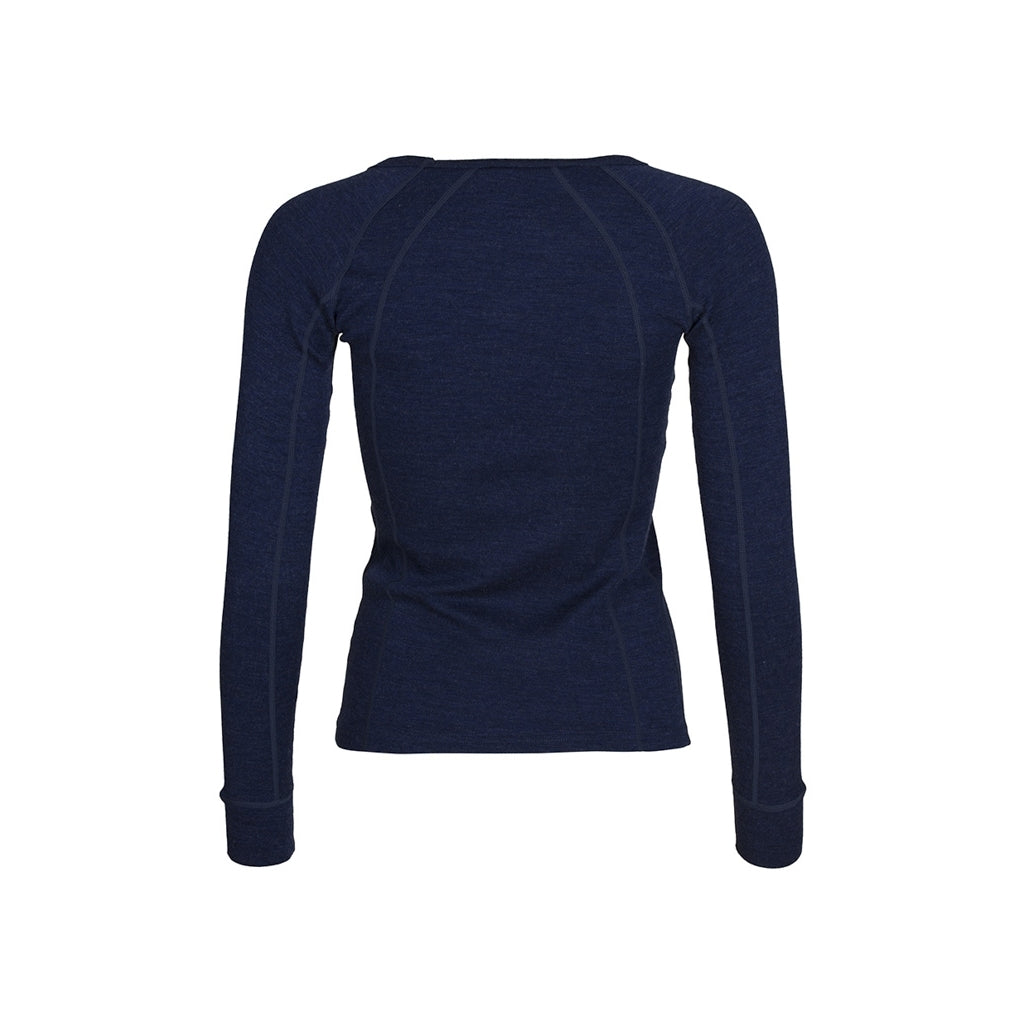 Sea Ranch Dame Merino Uldtrøje Undertøj 4215 Navy Marle