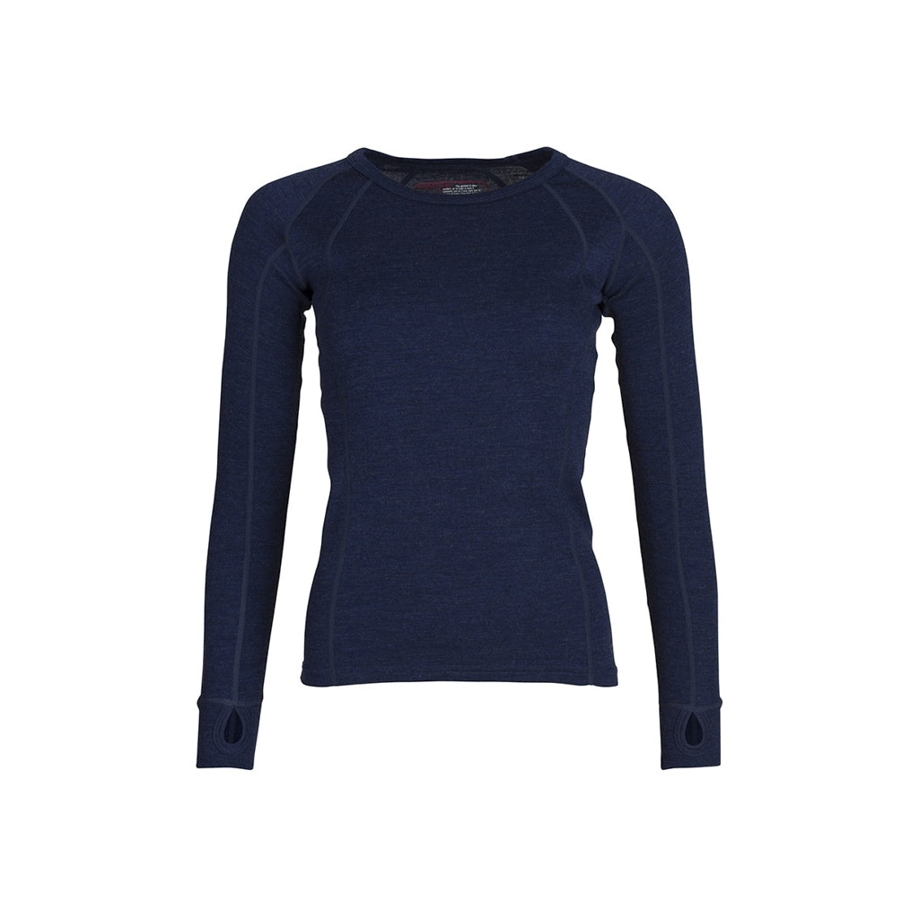 Sea Ranch Dame Merino Uldtrøje Undertøj 4215 Navy Marle