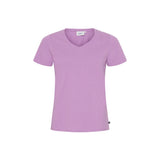 Sea Ranch Dorthea Organic Cotton V-Neck tee T-shirts 3079 Violet