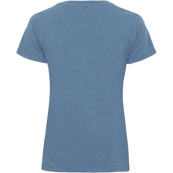 Sea Ranch Dorthea Organic Cotton V-Neck tee T-shirts 4172 Federal Blue
