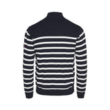 Sea Ranch Haakon Stribet Strik Cardigan - Windbreaker Windbreaker Mørk Navy/Pearl