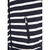 Sea Ranch Haakon Stribet Strik Cardigan - Windbreaker Windbreaker Mørk Navy/Pearl