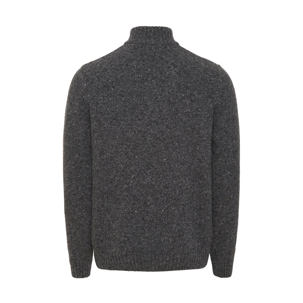 Sea Ranch Hurley Half Zip Knit Strik Grafit Melange