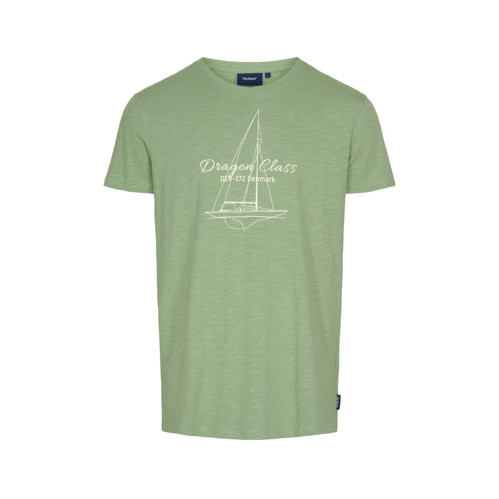 Sea Ranch Jackson T-shirt T-shirts 5025 Hedge Green
