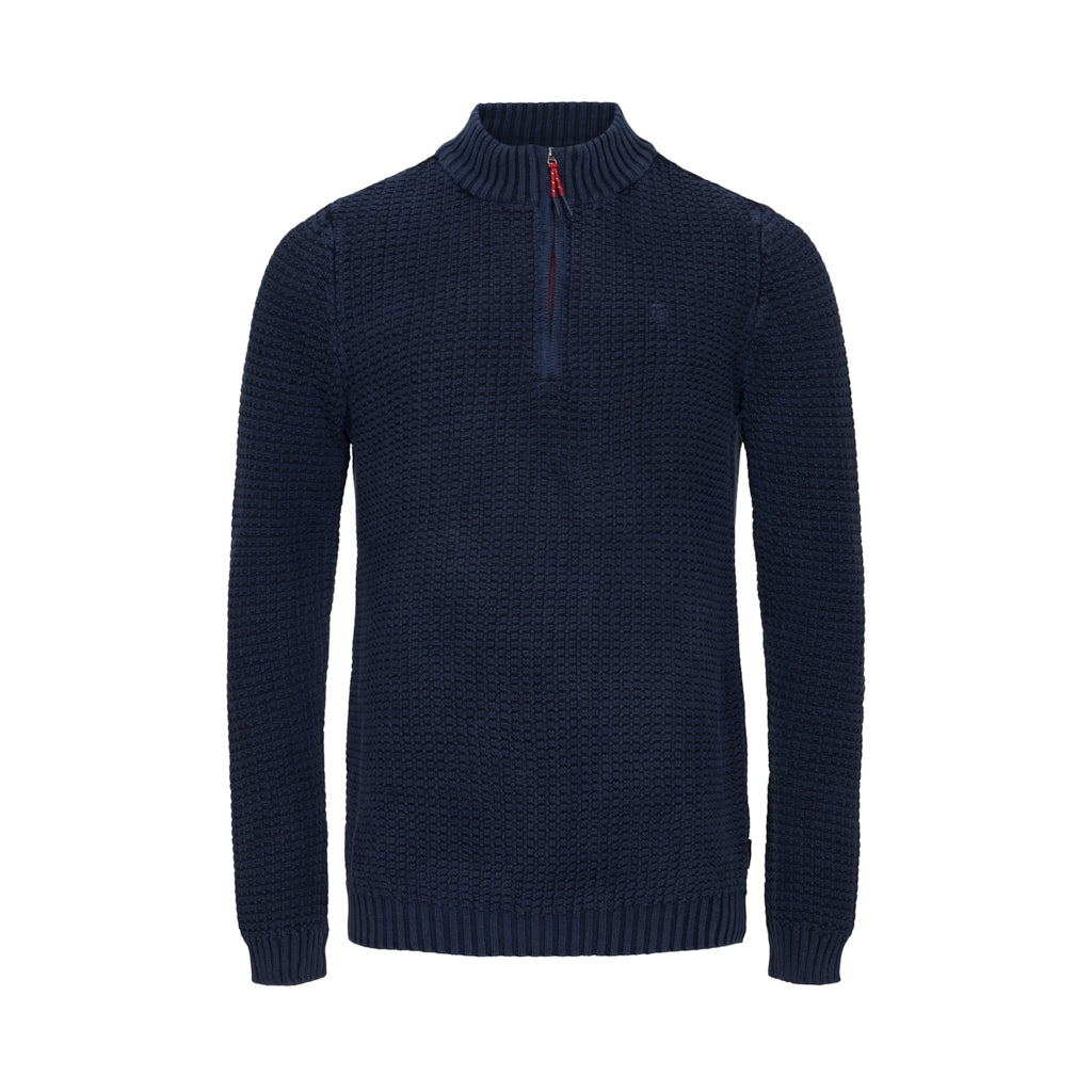 Sea Ranch Lance Knit Half Zip Strik Mørk Navy