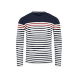 Sea Ranch Louie T-shirt Langærmet Tee SR Navy/SR Rød/Pearl