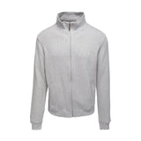 Sea Ranch Monty Sweater med Lynlås Sweatshirts Grå Melange