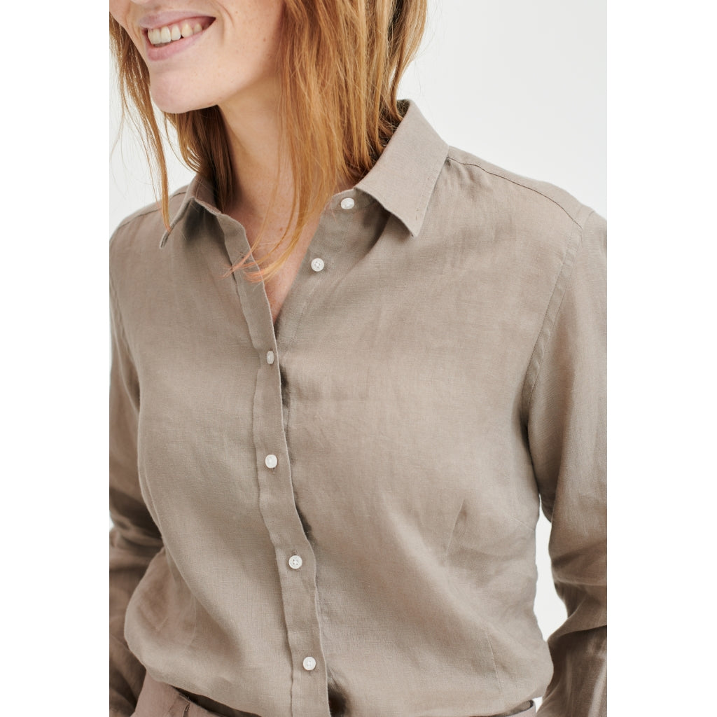Redgreen Women Ofelia skjorte Skjorter Mid Sand