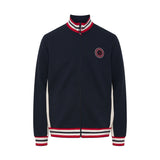 Sea Ranch Paul Sweat Zip Sweatshirts Mørk Navy/Pearl