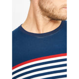Sea Ranch Hauge Long sleeve Striped Tee Langærmet Tee SR Navy/SR Rød/Pearl
