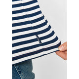 Sea Ranch Hauge Long sleeve Striped Tee Langærmet Tee SR Navy/SR Rød/Pearl