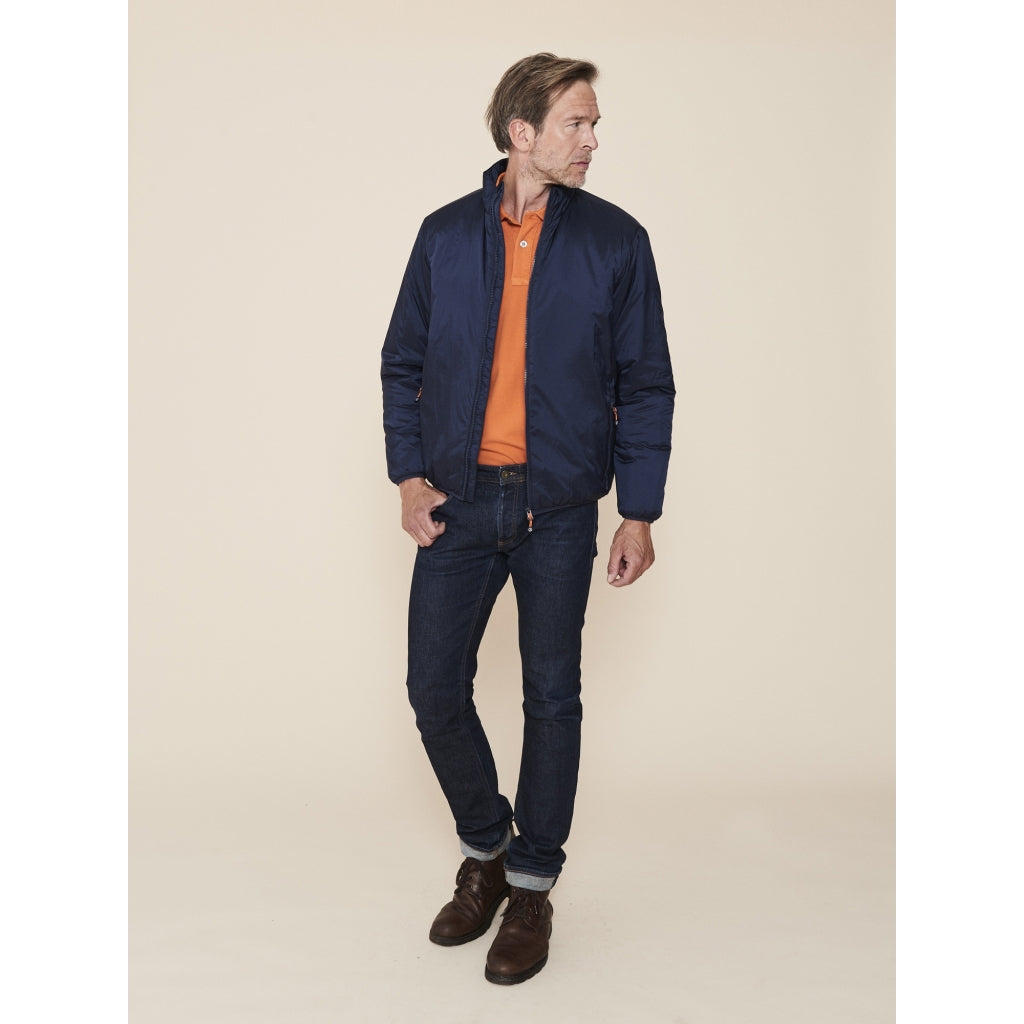 Sea Ranch Samson Polstret Jakke Jackets and Coats Mørk Navy