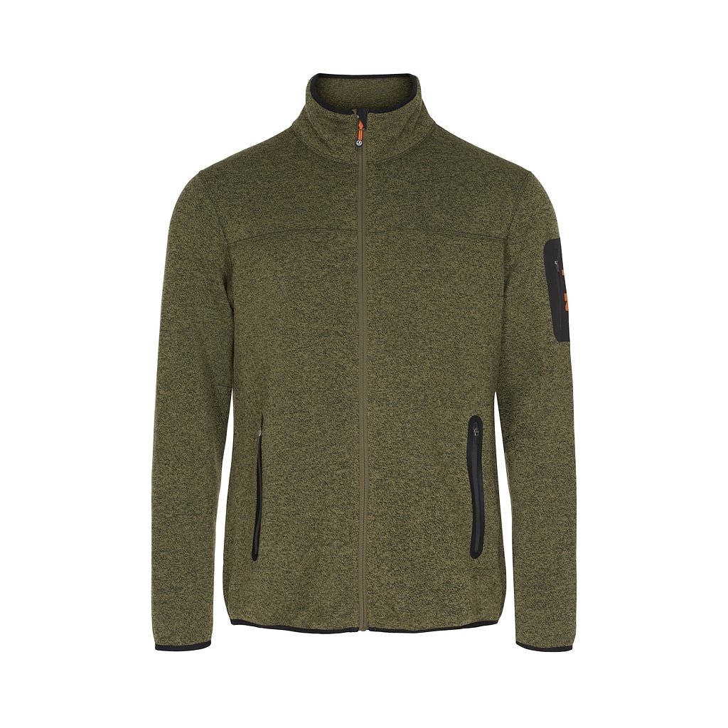 Sea Ranch Sidney Fleece Jakke Fleece Mørke Olive Grøn Melange
