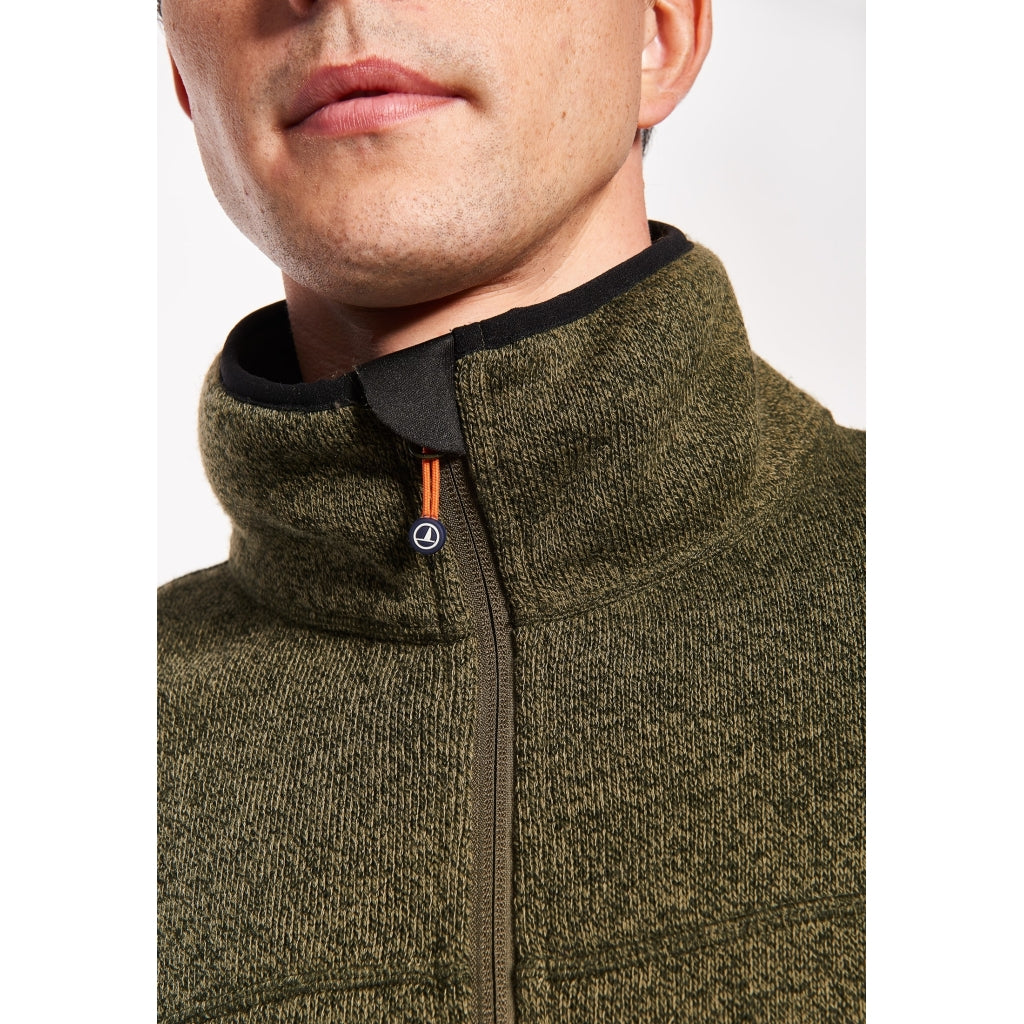 Sea Ranch Sidney Fleece Jakke Fleece Mørke Olive Grøn Melange