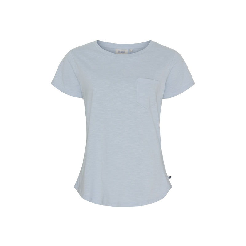 Sea Ranch Adina Short Sleeve Tee T-shirts 4091 Cashmere Blue