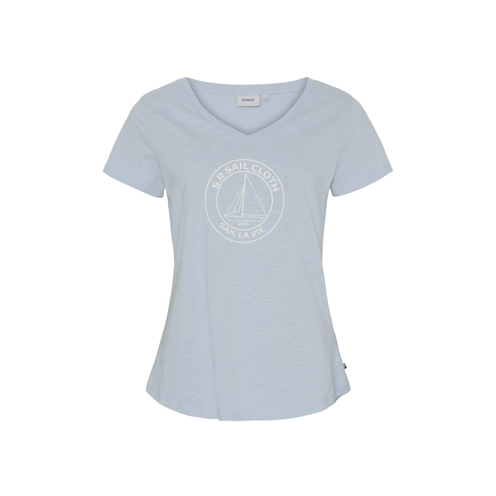 Sea Ranch Ady Short Sleeve Tee T-shirts 4091 Cashmere Blue